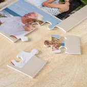 ファミレフォトコラージュ40写真これはアメリカ引用文 ジグソーパズル (側面)