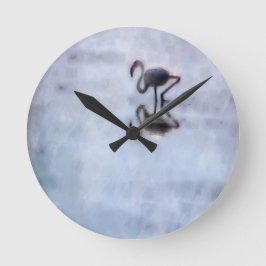 ファミンゴ歩くインヒザーウォーター ラウンド壁時計