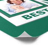 ファミ最高のリーエバーインスタグラム4フォトコラージュ ポスター (角)