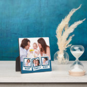 ファミ最高のリーエバーカスタム4 Photo Collage Blue フォトプラーク (インサイチュ)