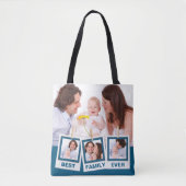 ファミ最高のリーEverカスタム Instagram 4フォトコラージュ トートバッグ (正面)