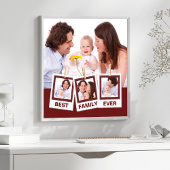 ファミ最高のリーEverカスタム Instagram 4フォトコラージュ ポスター