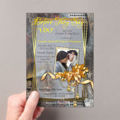 ファミ素朴リーストーン小屋 アクリル招待状 (インサイチュ (ポータブル))