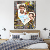 ファミ素朴リーストーン小屋 キャンバスプリント (インサイチュ (寝室))