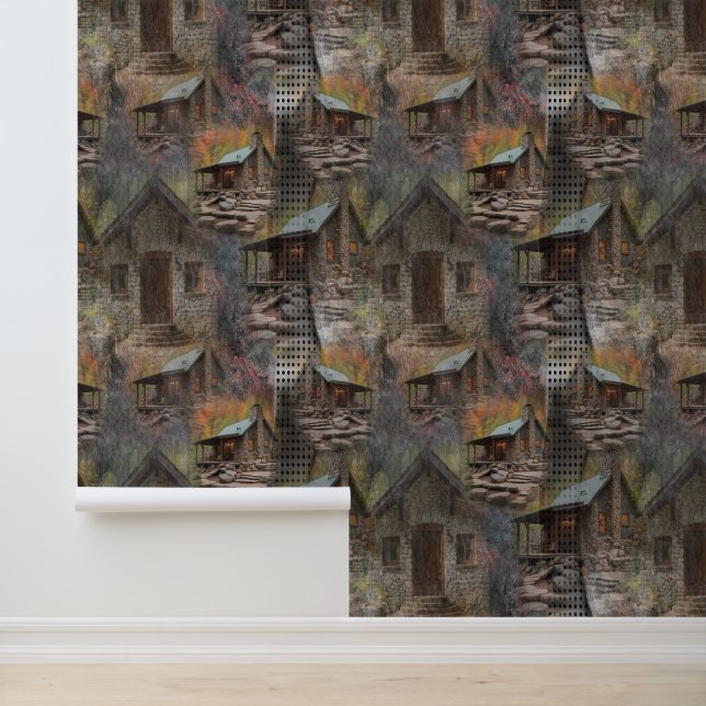 ファミ素朴リーストーン小屋 壁紙 (アプリケーション)