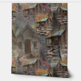 ファミ素朴リーストーン小屋 壁紙