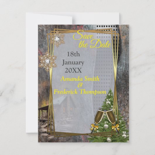 ファミ素朴リーストーン小屋 案内状 (正面)