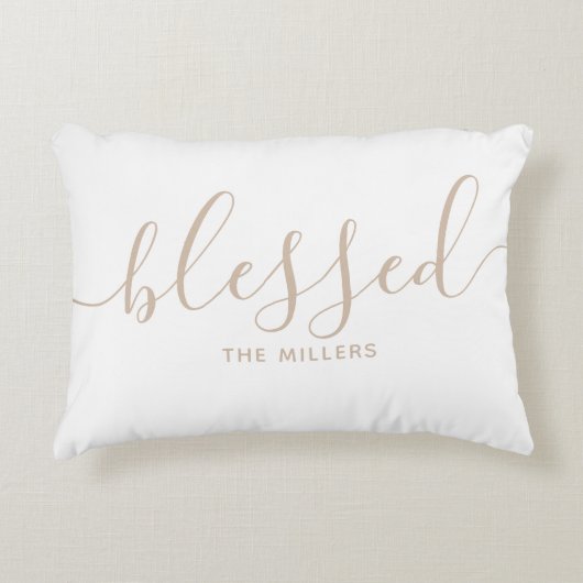 ファミ賛美リー名Country Hamptons Neutral アクセントクッション (正面)