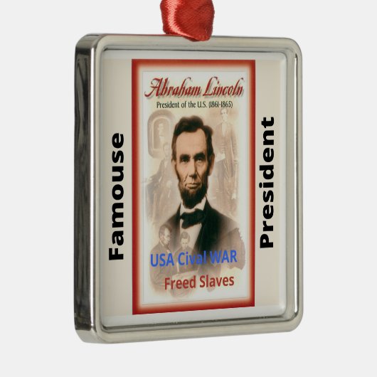 ファムハウスリンカーンクリスマスオーナメント メタルオーナメント (右)