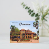 ファムバンカメルーンのバモン宮 ポストカード (スタンド正面)