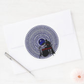 ファメウス博士6 3inステッカー ラウンドシール (封筒)