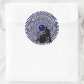 ファメウス博士6 3inステッカー ラウンドシール (バッグ)