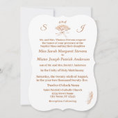 ファモノグラムのンビクトリアン招待状 招待状 (正面)