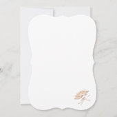 ファモノグラムのンビクトリアン招待状 招待状 (裏面)