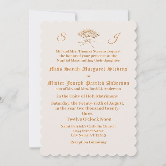 ファモノグラムのン 招待状 (正面)