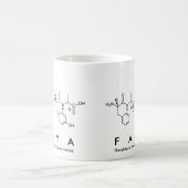 ファヤペプチド名mug コーヒーマグカップ (中央)