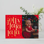 ファラすてきラフォトお洒落ー 箔シーズンカード (立ち正面)