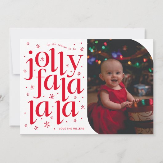 ファラすてきラフォトホリデーお洒落カード シーズンカード (正面)