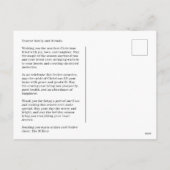 ファラすてきラフォトホリデーお洒落ポストカード シーズンポストカード (裏面)