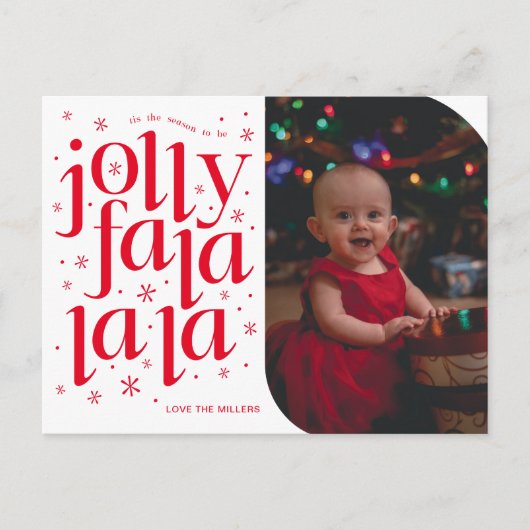 ファラすてきラフォトホリデーお洒落ポストカード シーズンポストカード (正面)