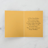 ファラオじいちゃんハッピーバースデーユーモア カード (内部)