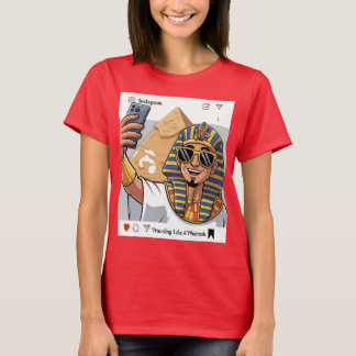 ファラオのように旅する Tシャツ