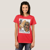 ファラオのように旅する Tシャツ (正面フル)