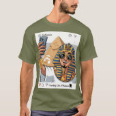 ファラオのように旅する Tシャツ (正面)