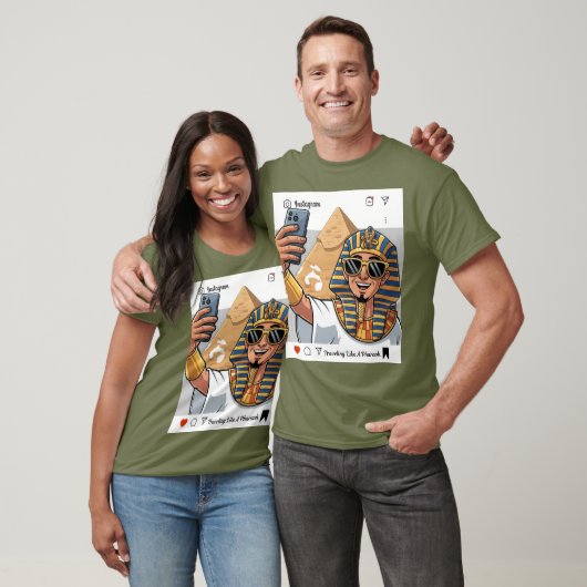 ファラオのように旅する Tシャツ (ユニセックス)