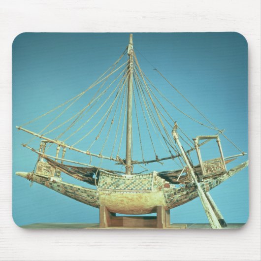 ファラオのボートの1隻のモデル マウスパッド (正面)