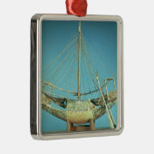 ファラオのボートの1隻のモデル メタルオーナメント (右)