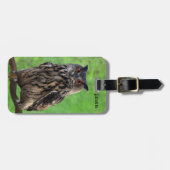 ファラオのワシミミズクの荷物のラベル ラゲッジタグ (正面横)