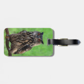 ファラオのワシミミズクの荷物のラベル ラゲッジタグ (裏面横)