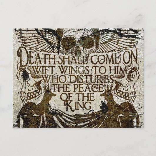 ファラオの呪い ポストカード (正面)