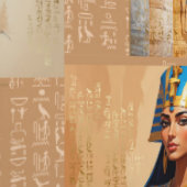 ファラオの壁画 - 古代エジプト美術  壁紙 (縫い目)