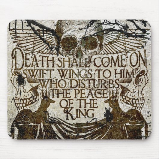 ファラオの悪態 マウスパッド (正面)