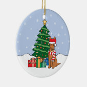 ファラオの猟犬のクリスマスのオーナメント セラミックオーナメント (右)