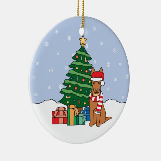 ファラオの猟犬のクリスマスのオーナメント セラミックオーナメント (右)