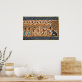 ファラオの生涯の壁画 ポスター (キッチン)