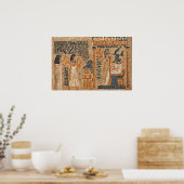 ファラオの生涯の壁画 ポスター (キッチン)