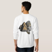 ファラオの男性フード付きスウェットシャツ スウェットシャツ (裏面フル)