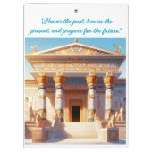 ファラオの遺産 – 4Dアニメ象形文字 クリップボード (裏面)