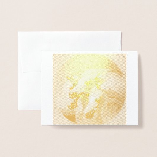 ファラオの馬のフォイルカード 箔カード (封筒付き正面)