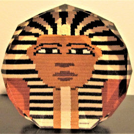 ファラオアーティザンクロシェプリントオンフリースタンディング フォトブロック