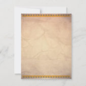 ファラオエジプトテーマ子供の誕生日パーティー 招待状 (裏面)