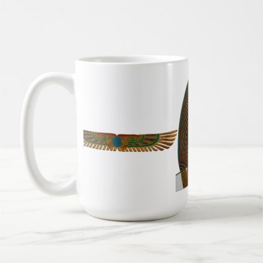 ファラオエジプトフォークアート コーヒーマグカップ (左)