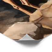 ファラオドッグアートプリントポスター ポスター (角)