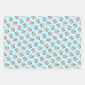 ファラオハウンド絵を描のクリオリジナルドッグアート ラッピングペーパーシート (正面)