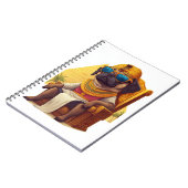 ファラオパグ – 古代エジプトの犬 ノートブック (左側)