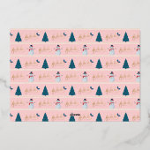 ファラオ何おもしろいクリスマスナツクラッカーキャラクター 箔シーズンカード (裏面)